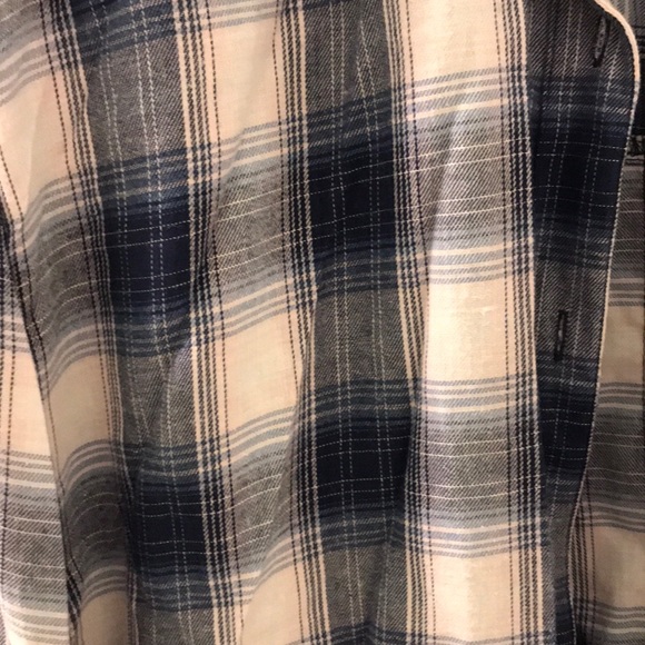 BLUE OLD NAVY FLANNEL - Picture 2 of 3